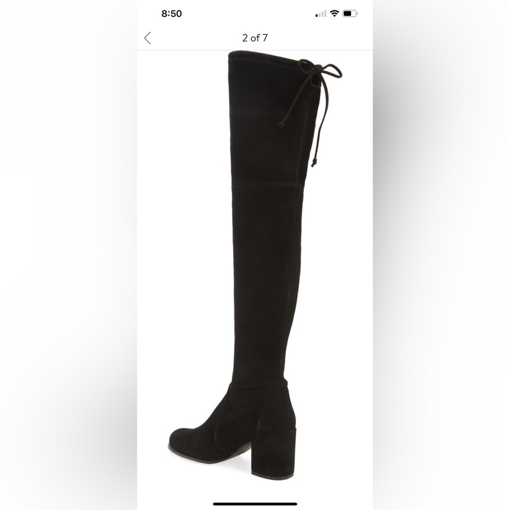 Brand new never worn knee high Stuart Weitzman suede boots